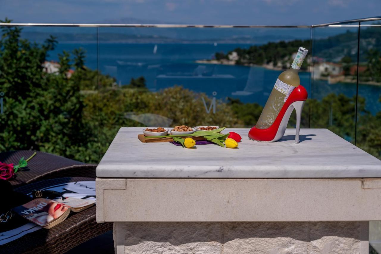 Uniquely Designed Villa Ivana With Outdoor Jacuzzi Nearby The Pebble Banje Beach At The Island Of Solta Rogač エクステリア 写真